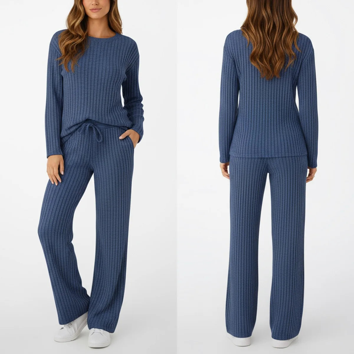 Conjunto de Punto Acanalado
