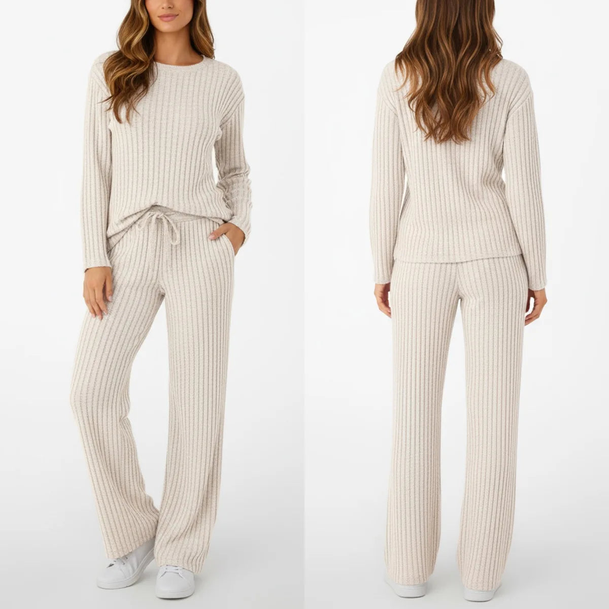 Conjunto de Punto Acanalado